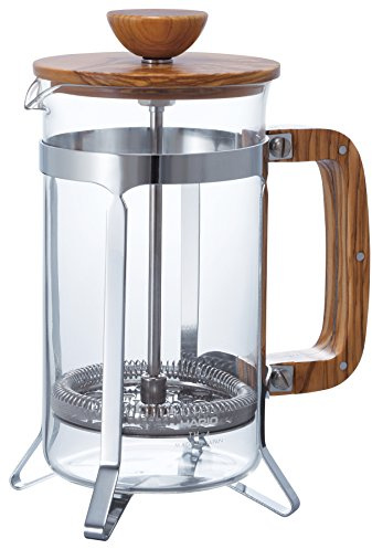Hario Olive Wood Coffee and Tea Press, 600ml