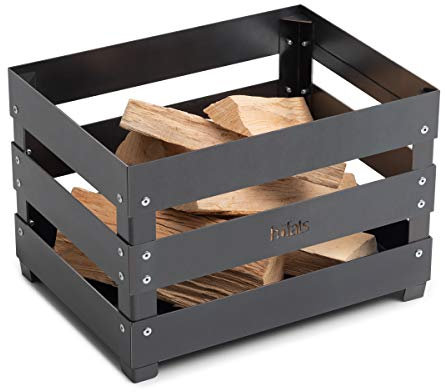 höfats - Crate Brasero - cageot à Bouteilles, Barbecue, Tabouret - Bol à feu pour Le Jardin, la terrasse et Le Camping - Acier Corten