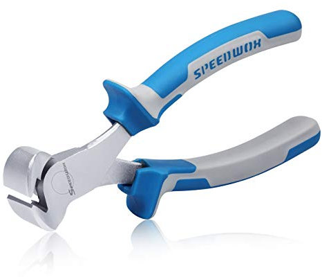 SPEEDWOX End Cutting Pliers 6 Inches Carpenter Pincer Wire Cutter Pilers End Nipper Cutting Pliers End Cutting Precision Pliers High Leverage Cutting Pliers Nail Remover Tool Clip Zip Ties Pliers