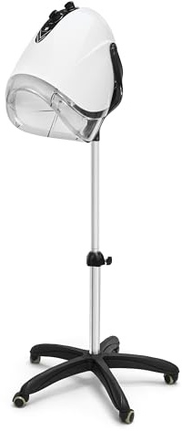 Elitzia Hair Hood Dryer Hair Salon Hair Care Hooded Dry for Hair ET1942 (Five Legs Support, White)