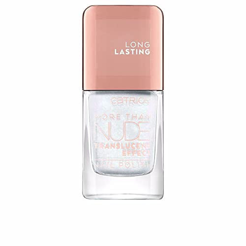 More Than Nude translucent effect nail polish #01n-ice day 1