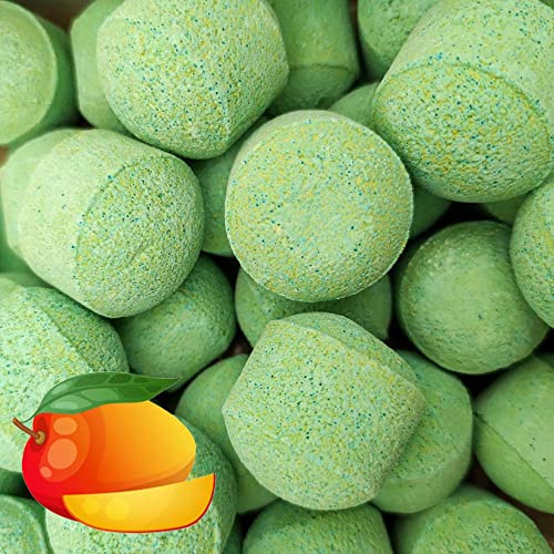 Pack Ahorro 12 Mini bombas efervescentes para manicura y pedicura - Ablandan durezas, refrescan, hidratan y relajan - Aroma: Mango