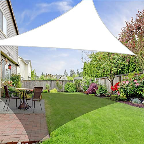 Hilftio Toldos para pergolas # Anti-Humedad/Moho/Manchas Toldo Lateral Impermeable Tela por Metros Barata Jardín, Patio, Blanco 5x5x5m