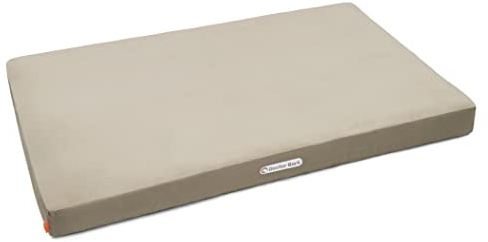 Doctor Bark | orthopädische Hundematratze mit kuscheliger Fleece-Liegefläche, waschbares Liegekissen für sehr große Hunde (XL - 120x80 cm, beige - Goldbraun)