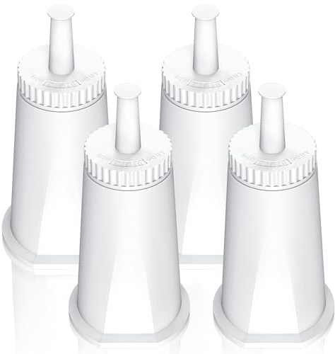 4 Pack Replacement Water Filter for Breville Espresso Machine Barista Touch Bes880, Barista Pro BES878, Oracle Touch BES990, Oracle BES980, Dual Boiler BES920 Bambino ClaroSwiss Sage by Funmit