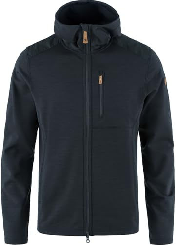 Fjallraven 81479-555 Keb Fleece Hoodie M Sweatshirt Herr Mörk Marinblå Storlek XL