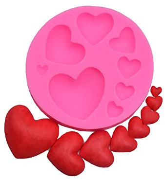 Moldes Tartas Silicona Molde De Silicona Líquida De Arcilla Para Pastel De Fondant De Chocolate Redondo De 8 Agujeros Redondo Para Hornear