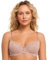Jenny Jen Emma Underwire Lace Bra, Unpadded Sheer Lingerie for Women, Perfect Everyday Balconette Demi Bra (34B, Moonshell)