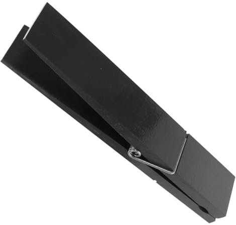 Amosfun Wooden Towel Rack over Door Holder Clothespin Towel Clip Heavy Duty Wooden Clothes Pegs for Wall