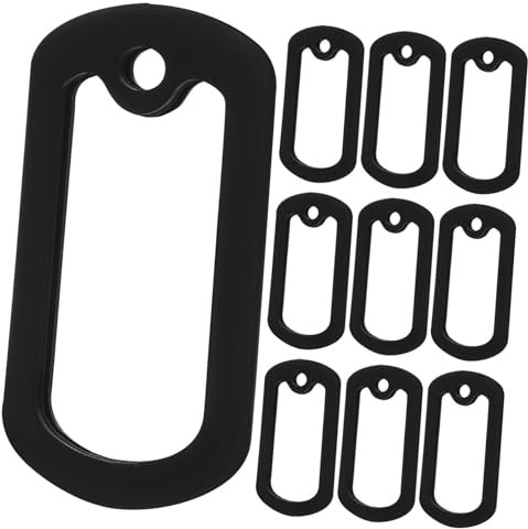 DRESSOOS 60stücke Schutzcover Für Hundemarken Geräuschreduzierende Erkennungsmarke Hochwertigem Für Militärische Hundemarken Langlebig Und Leicht Zu Handhaben