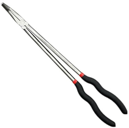 GIWFBQTR 16 400 mm Spitzzange Plus Lange Angelzange für Autoreparaturen, 90°-, Klemme mit Langem