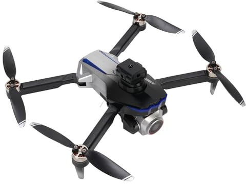 Drone à Moteur sans Balais, Drone Pliable avec Caméra HD 4K, Télécommande D'écran, Filtres de beauté Intégrés, Jets à 360 Degrés, évitement des Obstacles Intelligents (BLACK)