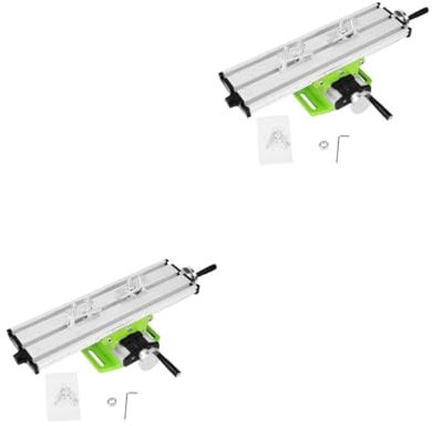 STOBOK 2sets Mini Drill Stand for Milling Machines High Precision Slipway Multifunction Worktable for Hobby Drill and Drilling Machine Tasks