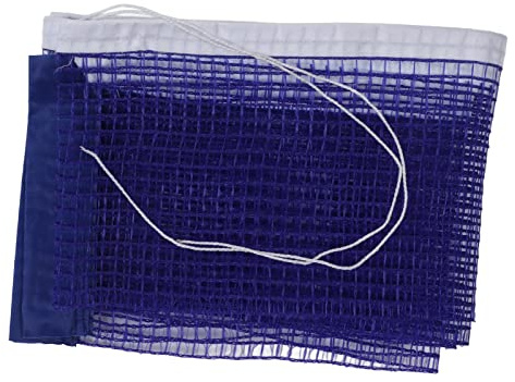 Bonbela Tischtennisnetz für Erwachsener 180 cm Länge 15 cm Höhe Blaues Pingpong -Netz mit 2 Klammer für Office -Tisch