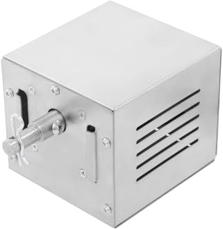 KAPIPALA 220V Edelstahl Grillmotor – 25W Rostfreier Rotisserie-Motor für Grillspieße, Universal BBQ-Zubehör mit EU-Stecker für Spanferkel, Hähnchen & Grillgut