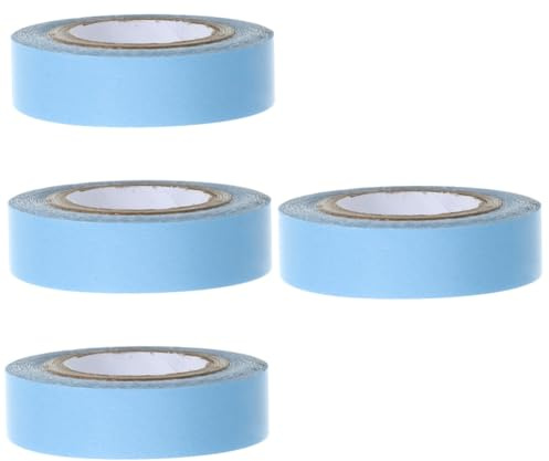 VICASKY 4 Rouleaux Ruban Adhésif Double Face pour Perruques et Extensions Adhésif Fort et Naturel Doux pour Peaux Sensibles Support Sécurisé et Confortable pour Cheveux Postiches