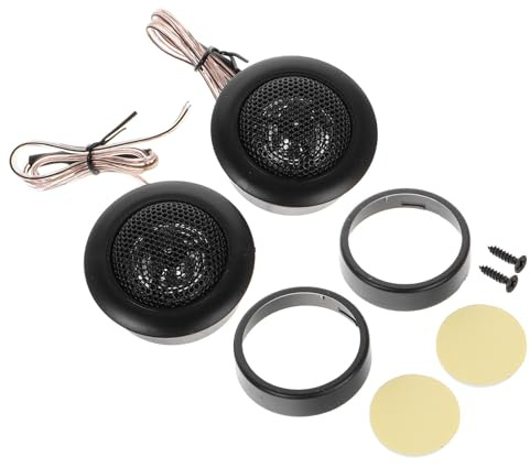 HOODANCOS Tweeters à Pavillon Ma260 pour Voiture, Paire de Haut-Parleurs Audio, Tweeters Auto Solide, Installation Simple, Séparation Stéréo Nette pour Écoute en Voiture