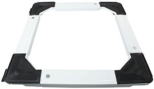 4YourHome Heavy-Duty Fully Adjustable Squared Appliance Roller Base, White