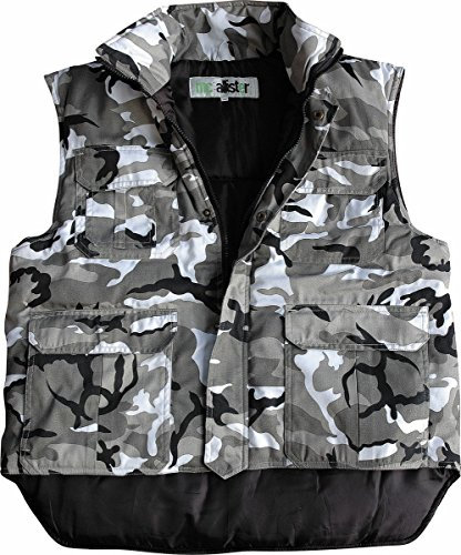 mc allister Ranger Arbeits Weste Stepp Outdoor Camouflage Citytarn M