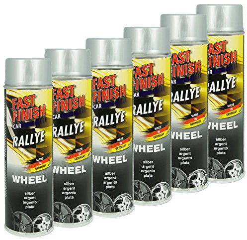 FAST-FINISH 430244 Set Wheel beinhaltet 6X Felgensilber 500ml, silber