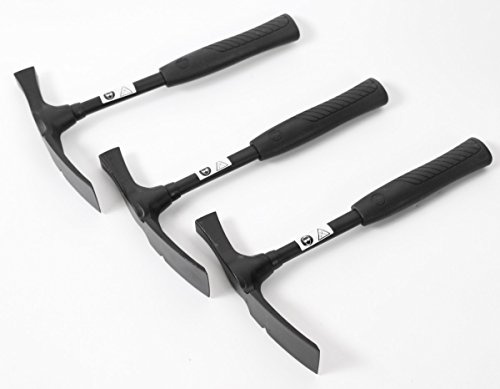 Maurerhammer 625 g Stahlrohrstiel Maurer Hammer schwarz v. RUTHE Hause PICARD, Menge:3
