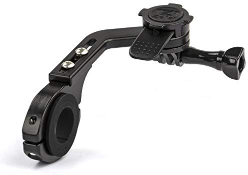 ZEFAL Z Handlebar Mount Support Smartphone et caméra vélo et Support Téléphone et caméra Moto - Compatible pour Tout Type de Smartphone - Compatible Go Pro, Mixte Adulte, Noir, Taille Unique