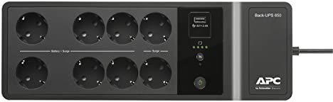 APC Back-Ups es - BE650G2-GR - Unterbrechungsfreie Stromversorgung 650VA (8 Schuko Ausgänge, Überspannungsschutz)