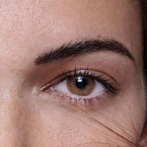 ANESTHESIA farbige Kontaktlinsen TAN (Dioptrien -0.00) – stark deckende Monatslinsen der ANESTHETIC Serie für 6 Monate, Schokoladenbraune Farblinsen, perfekt für dunkle Augen