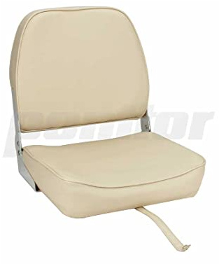 PONTTOR Klappsitz ALLER Bootssitz Bootsstuhl Steuerstuhl Anglerstuhl beige