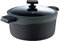 MasterPro Gastro Reeco, Cacerola de 20 cm y 10 cm de Altura con Tapa, Indicador de temperatura, Aluminio Fundido Reciclado, Revestimiento Antiadherente, Asas Soft Touch, Olla, Todo Tipo de Cocinas