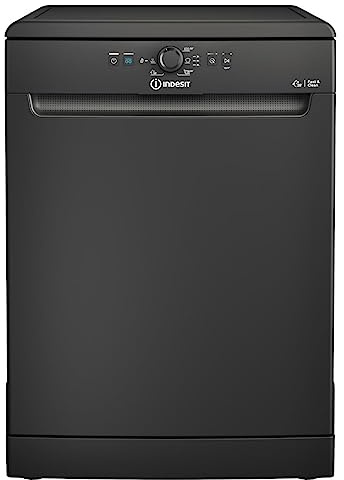 Indesit D2F HK26 B UK Push&Go 14 Place Settings Dishwasher - Black