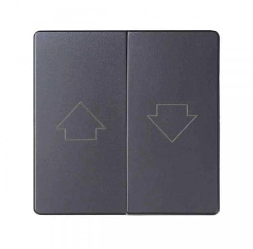 Simon 82 Concept | Tecla doble persianas con enclavamiento titanio SIMON 8200028-096