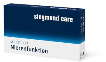 1x Nierenfunktion Selbsttest für zu Hause - Urin Teststreifen - Albuminwert testen - schnelle und einfache Überprüfung von wichtigen Nieren-Werten