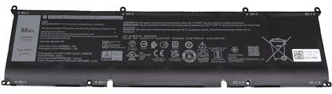 Dell 69KF2 originale Batteria 86Wh | per Inspiron 15 (7510), 16 Plus (7610), XPS 15 (9500), (9510)