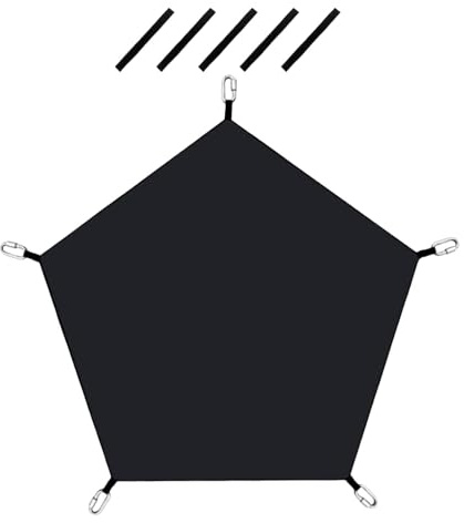Dome Climbing Hammock - Synthetic Climber, Kids' Climbing Hammock | Lightweight Geometric Dome Hammock, 300 lbs Capacity with Connecting Rings, Outdoor Climbing Attachment Garden Yard