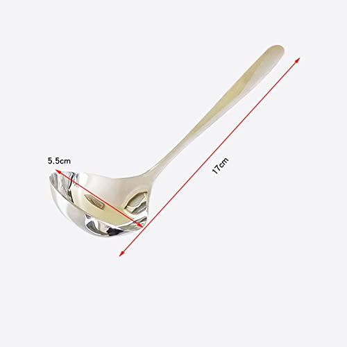 HPTHLY Tablespoons Round Spoons,Stainless Steel Soup Spoons,Thick Heavy-Weight Table Spoons Serving Spoon