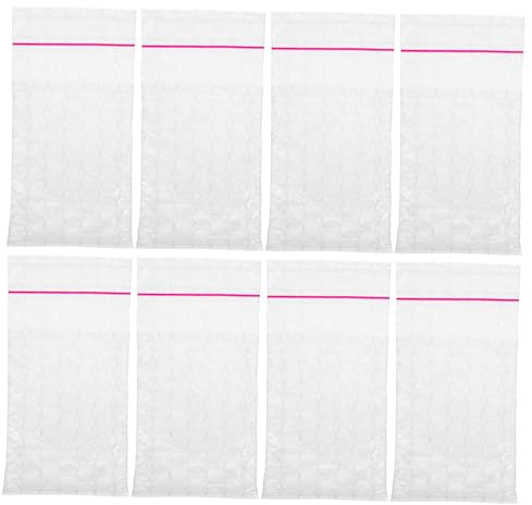 KICHOUSE 50 Stück Kleine Antistatische Stoßfeste Pe Kunststoff Versandtaschen Mit Verstärkter Klebeverschlussfolie Gepolstert Transparent Versandverpackung Für Schmuck Und Handgefertigte Produkte