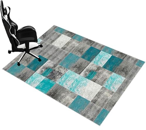 YUEAENK Schreibtischstuhl Unterlage für Laminat Hartböden 120 x 150 cm Gaming schreibtischstuhl unterlage bürostuhl bodenschutzmatte bodenschutzmatte für bürostuhl auf hartholz