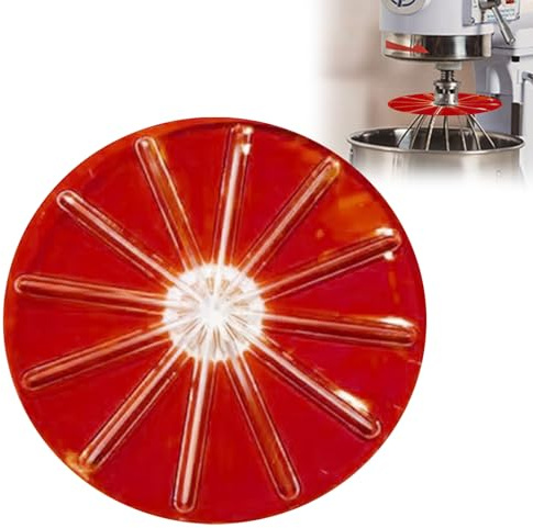 Mixer-Spritzschutz – Rührkopf-Anti-Spritzer-Schallwand,Rührschüssel-Abdeckung, Schützender Spritzdeckel, Koch-Spritzschutz,Schneebesen Schaber Für Küchenmaschine, Backen Und Kochen (D)