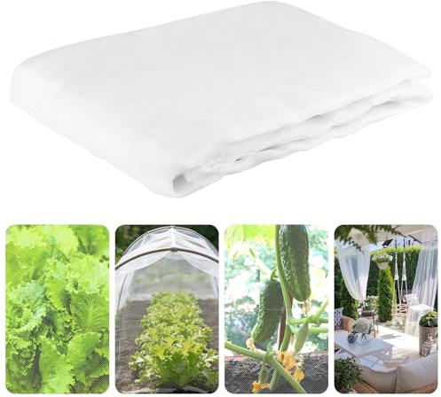 WEXFFU Rete Anti Insetti, 5 X 3m Rete Da Giardino, Rete Anti Uccelli | Rete Per Uccelli Protezione, Maglia Tessuta Extra Resistente Di Protezione Per Piante, Frutta, Fiori, Alberi E Animali