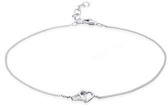 Elli Fußschmuck Damen Herz in 925 Sterling Silber