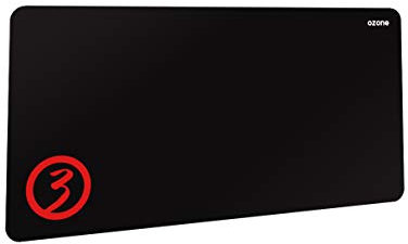 Alfombrilla Gaming Ozone Ground Level EVO - Diseño Gamer - Alfombrilla XL - Ergonomica, Superficie Tela Suave, Base de Goma, Antideslizante, Negro