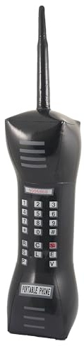 Henbrandt (3er Pack aufblasbar groß 80s Handy 76cm Party Stromversorgung
