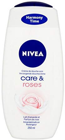 NIVEA Crema Doccia - Care & Roses - Confezione da 6 (6 x 250 ml)