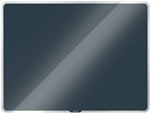 Leitz magnetisches Whiteboard aus Glas, 600 x 400, Samtgrau, Cosy-Serie, 70420089