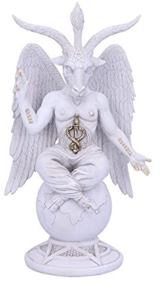 Nemesis Now B5260S0 Dark Lord 26 cm weiße Baphomet-Figur