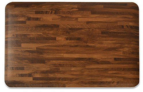 Anti-Ermüdungsmatte für entspanntes Arbeiten | Arbeitsplatzmatte für Gewerbe & Haushalt | Entlastet Beine & Rücken beim Stehen | Robust & schmutzabweisend (51 x 76 x 2 cm, Natural)