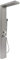 Colonne Douche Panneau de Douche en Acier Inoxydable, Système de Panneau de Douche Brossée, Colonne de Douche à Montage Mural Pulvérisateur Robinet d'eau,15 * 47 * 130cm (argent)