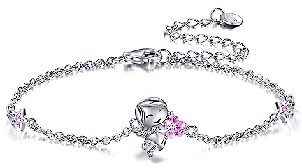 VONALA Engel Armbänder Mädchen 925 Sterling Silber Süßer Armband Schmuck für Damen