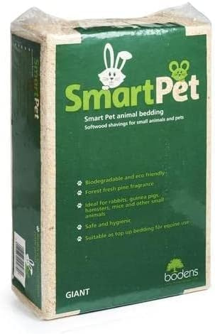 Swan Household ® - 4KG Smart Pet Small Animal Bedding Substrate Wood Shavings Rabbit Hamster Guinea Pig Mouse Woodshaving